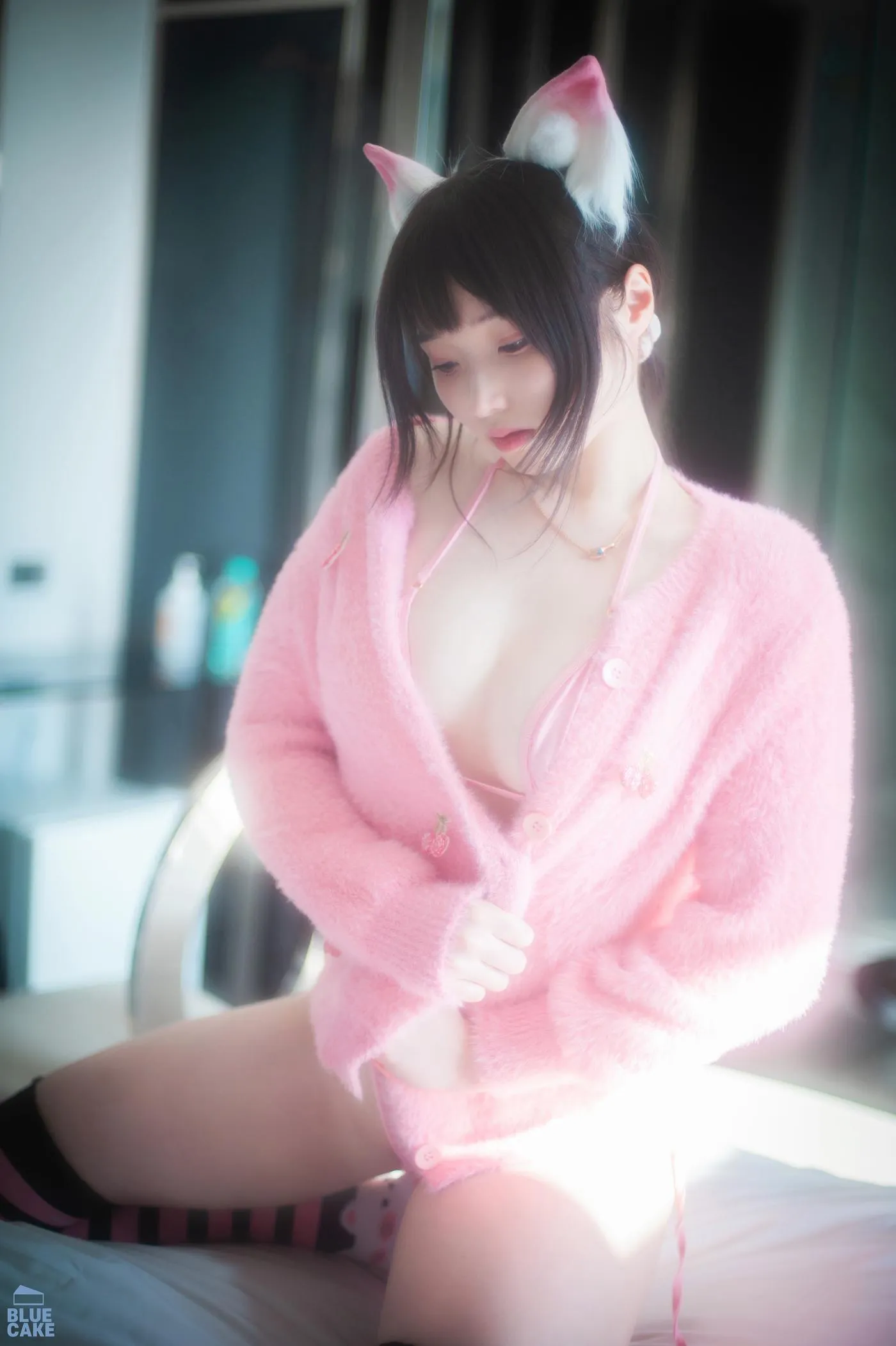 Bambi밤비 – NO.91 [BLUECAKE] Naughty Cats Pink  Mint RED[23] [55P]插图5
